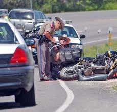 Motorcycle crash