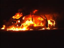 car fire