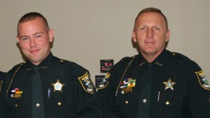 Deputy Ryan Justham and Sgt. Pat McDonald