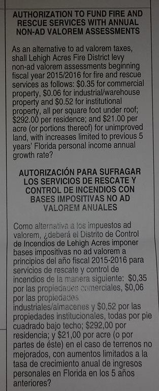 Ballot question